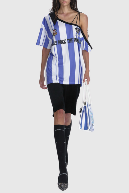 Galea One Shoulder Jersey - Blue