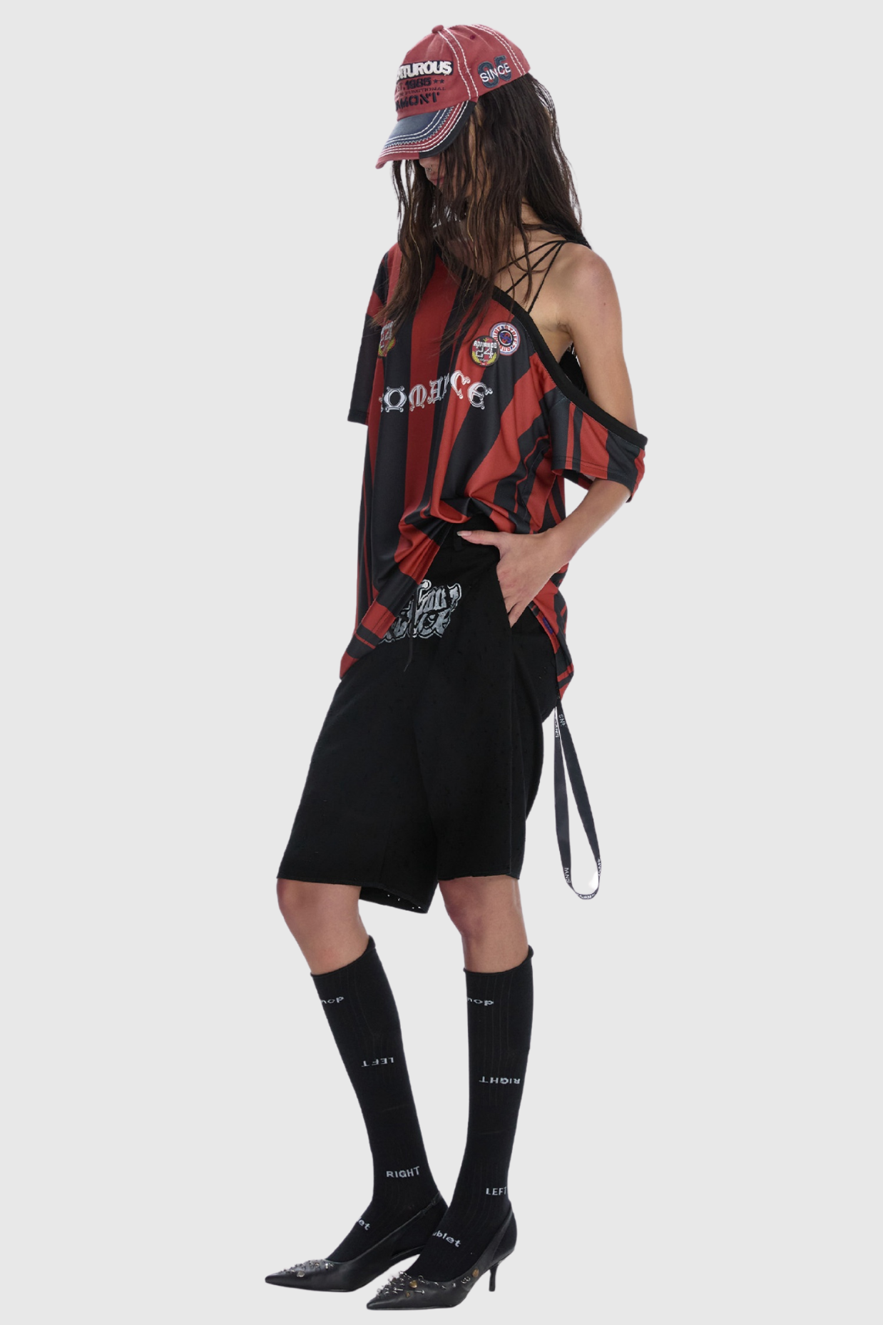 Galea One Shoulder Jersey - Red