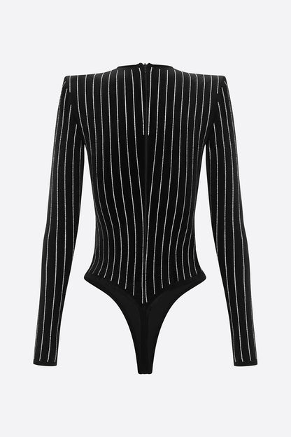 Gantha Crystal Embellished Bodysuit