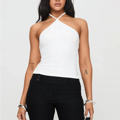 Bow Lace Trim Fairy Crop Top