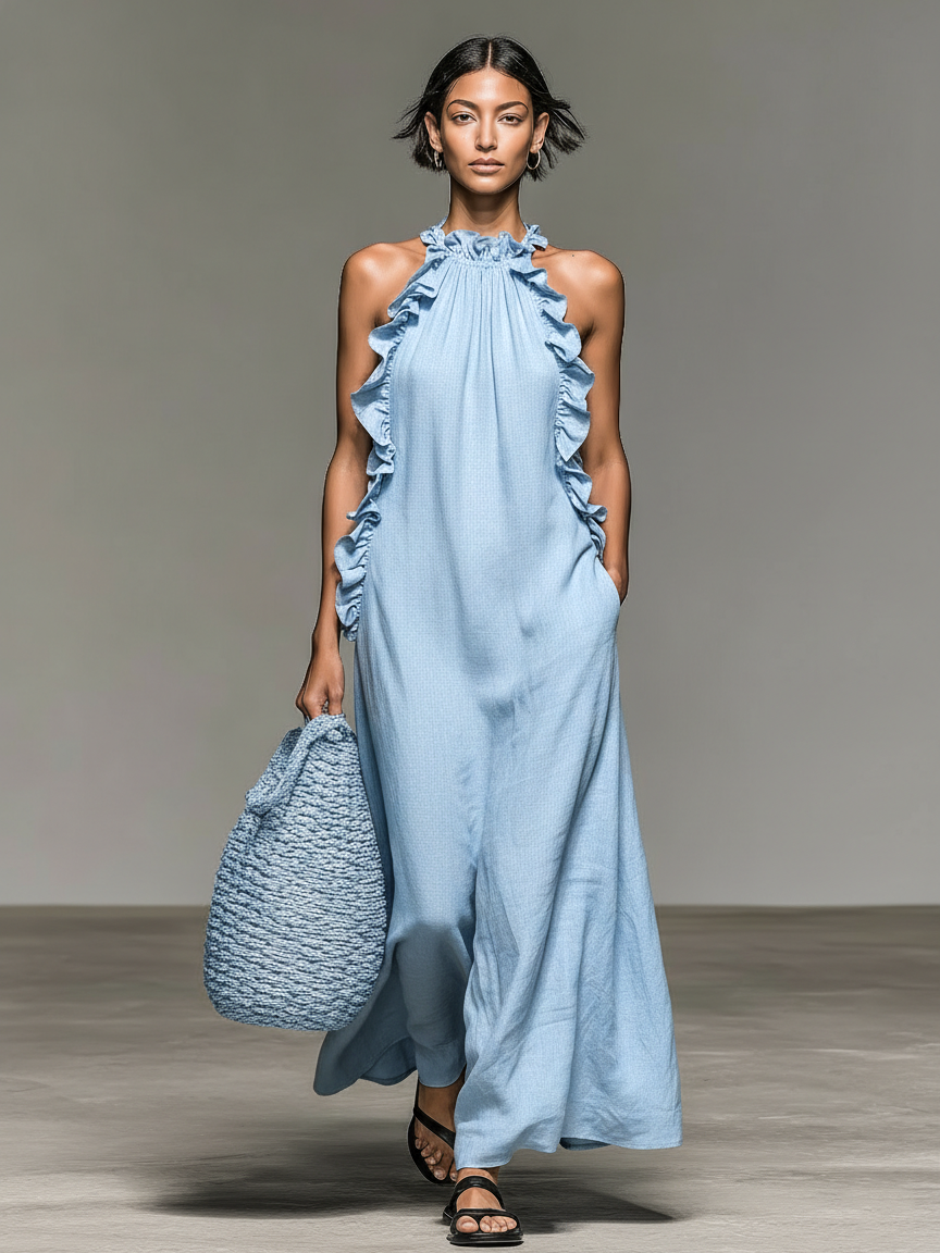 Sophie | Linen Maxi Dress