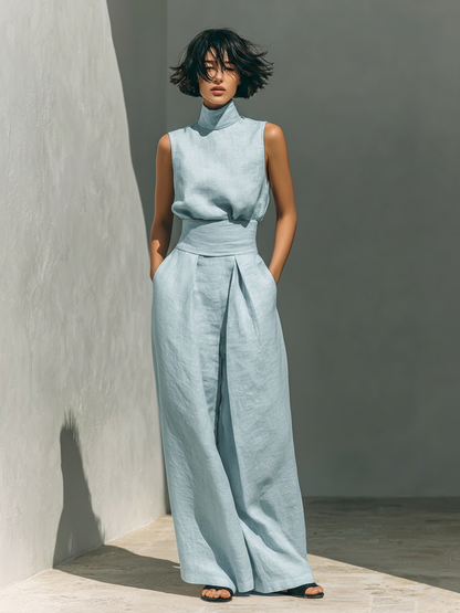 The Maria Set - Wide-Leg Trousers & Top