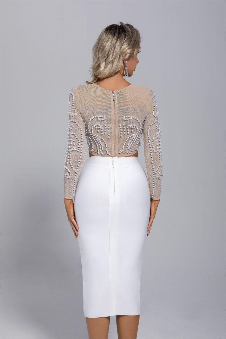 Gianna Pearl White Bandage Set