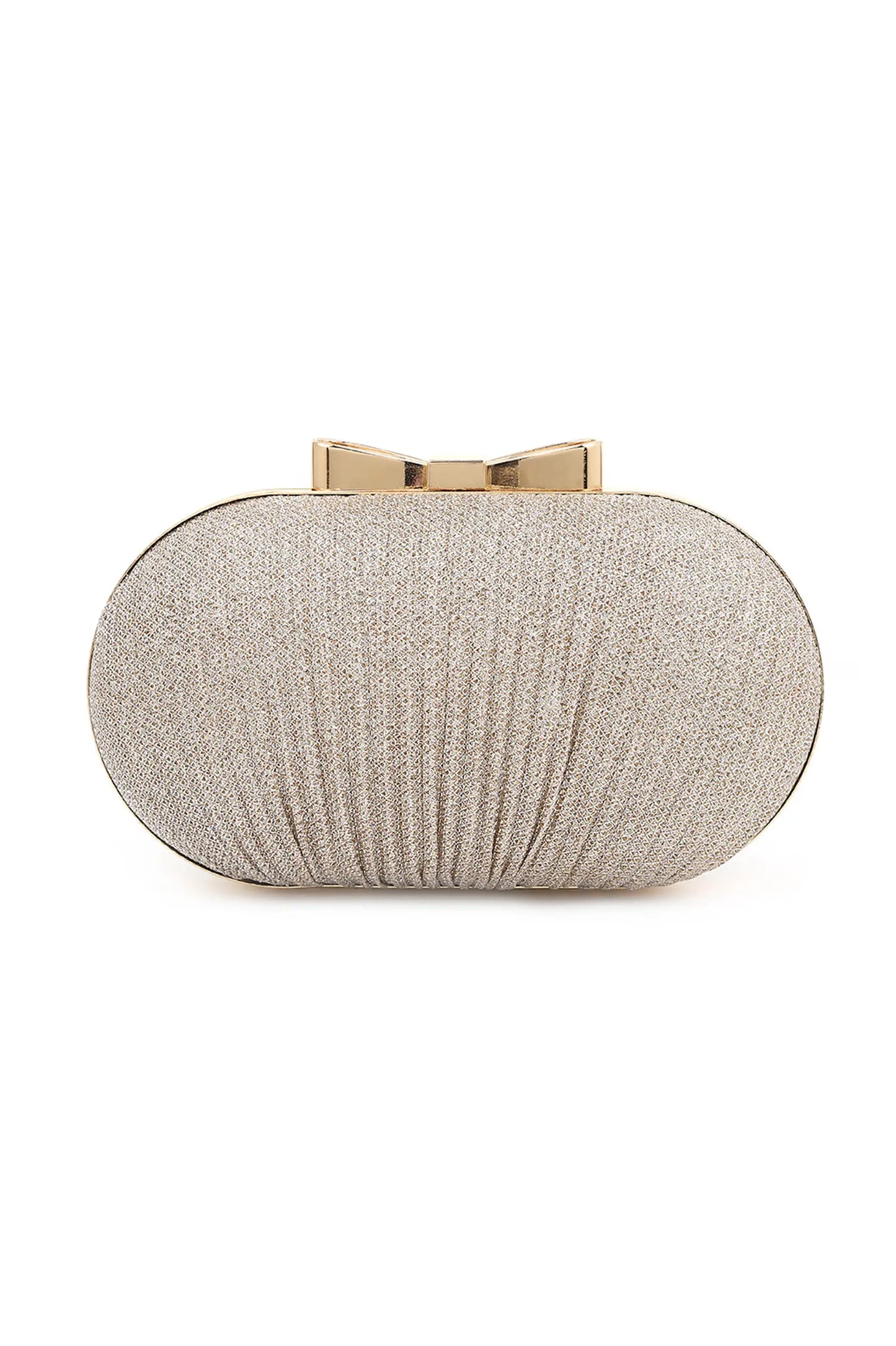 Gibbon Gold Clutch Bag