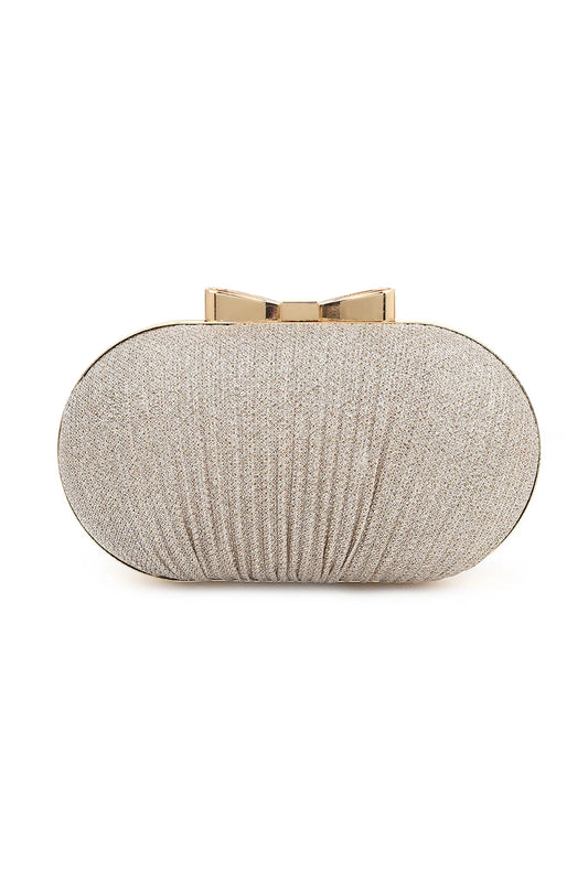 Gibbon Gold Clutch Bag