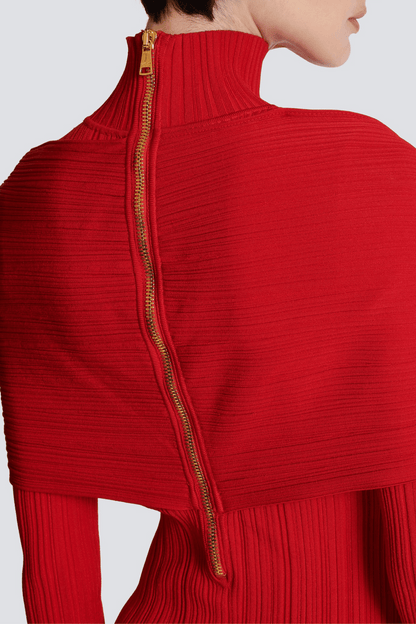 Gisela Pleated Knit Maxi Dress