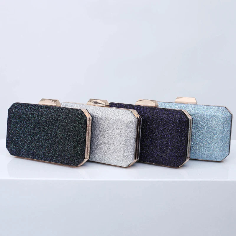 Golden Yellow Luxury PU Clutch Wristlet