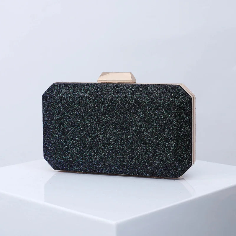 Golden Yellow Luxury PU Clutch Wristlet