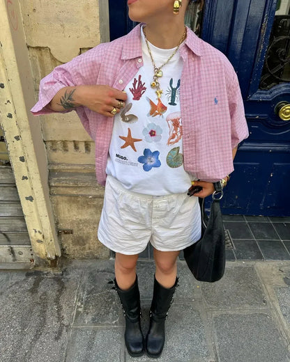 Gothic Harajuku Cute Lemon Graphic T-shirt