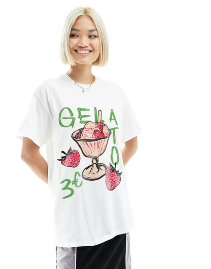Gothic Harajuku Summer Fruits T-shirt