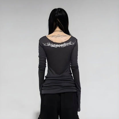 Grunge Barbed Wire Top