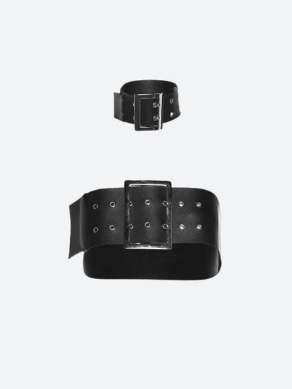 Grunge Belt Crop Top
