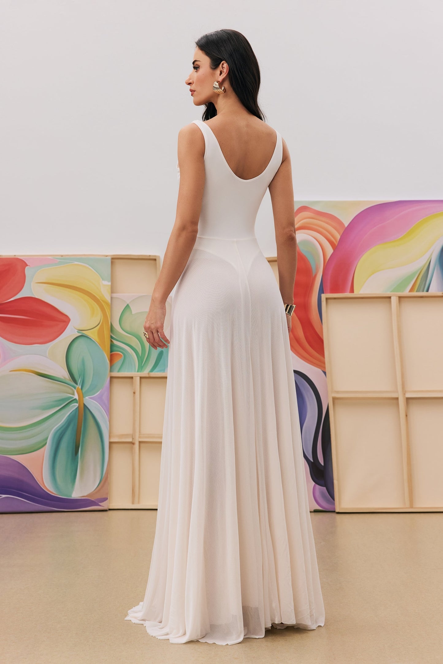 Gwen | Sheer Maxi Dress