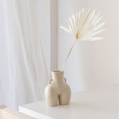 Ceramic Body Sculpture Flower Vase