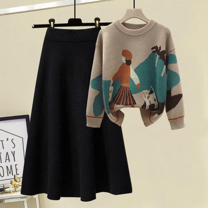 Liza Sweater + Skirt Suit