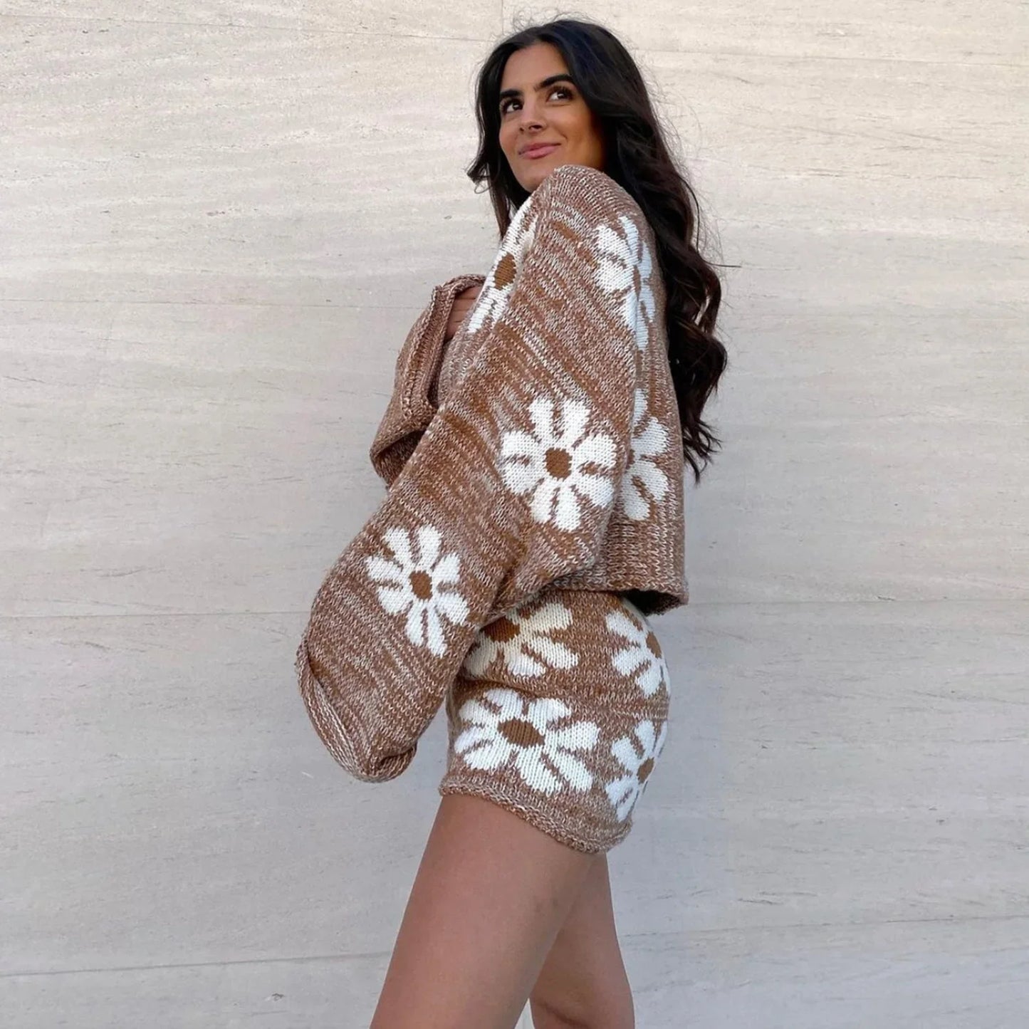 Bloom Knit Matching Set