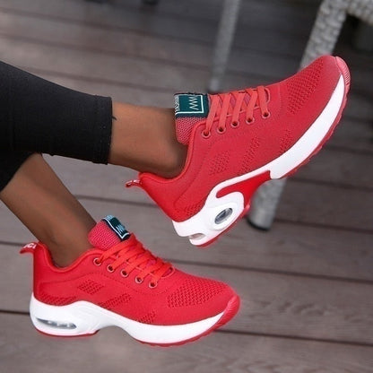 Women's Orthopedic Lightweight Colorful Lace-Up Sneakers – Everyday Comfort Shoes