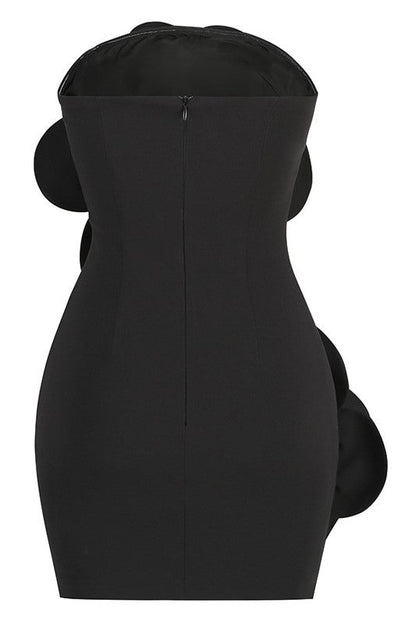 Hailey Floral Strapless Mini Dress