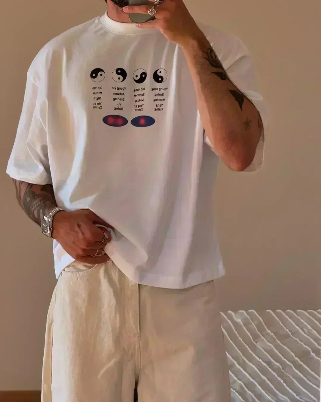 Harajuku Summer Minimalist Icon T-shirt