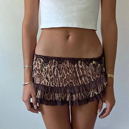 Leopard Grunge Punk Slim Skirt