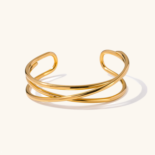 Harmony Gold Cuff Bracelet
