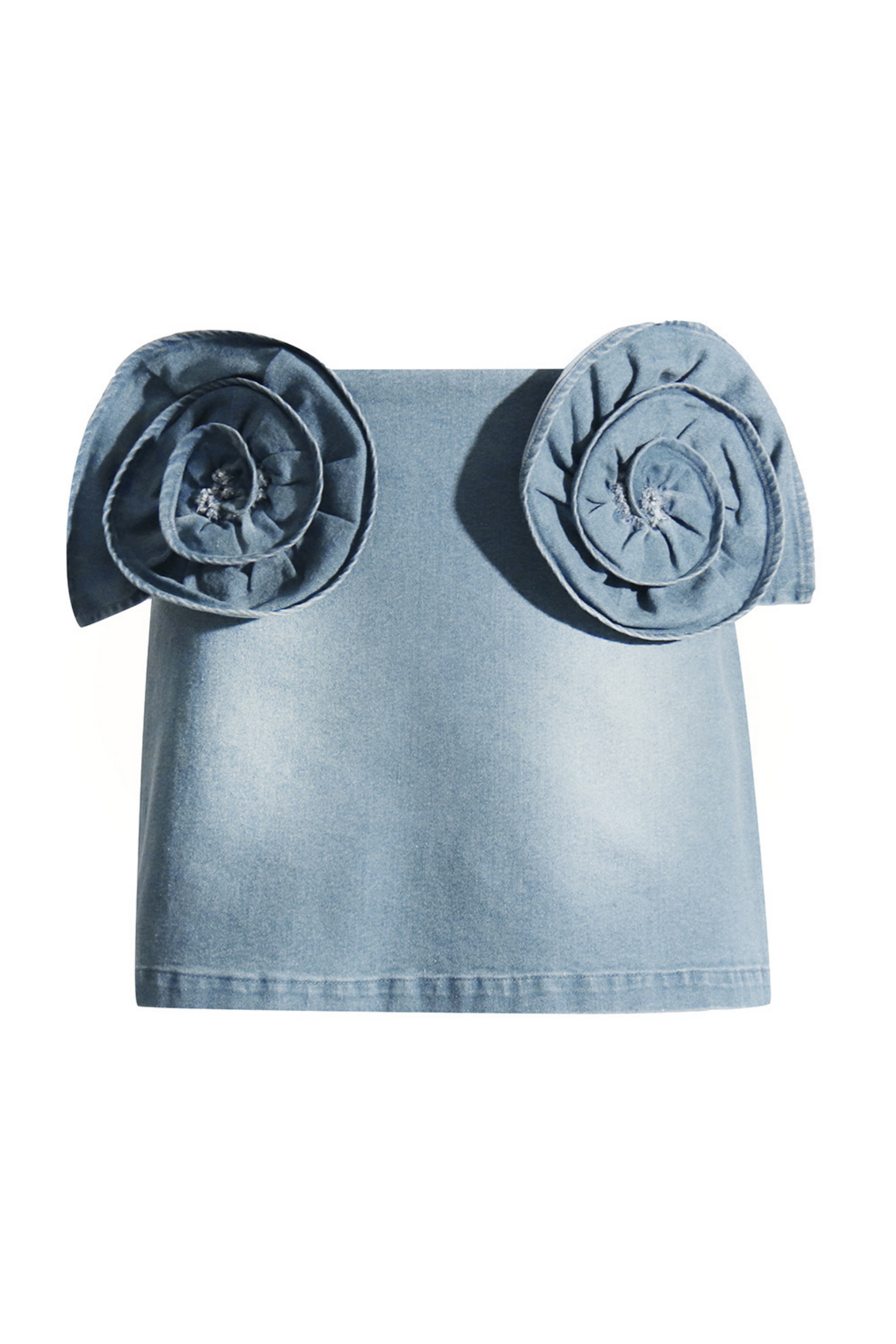 Hattie Spiral Denim Skirt