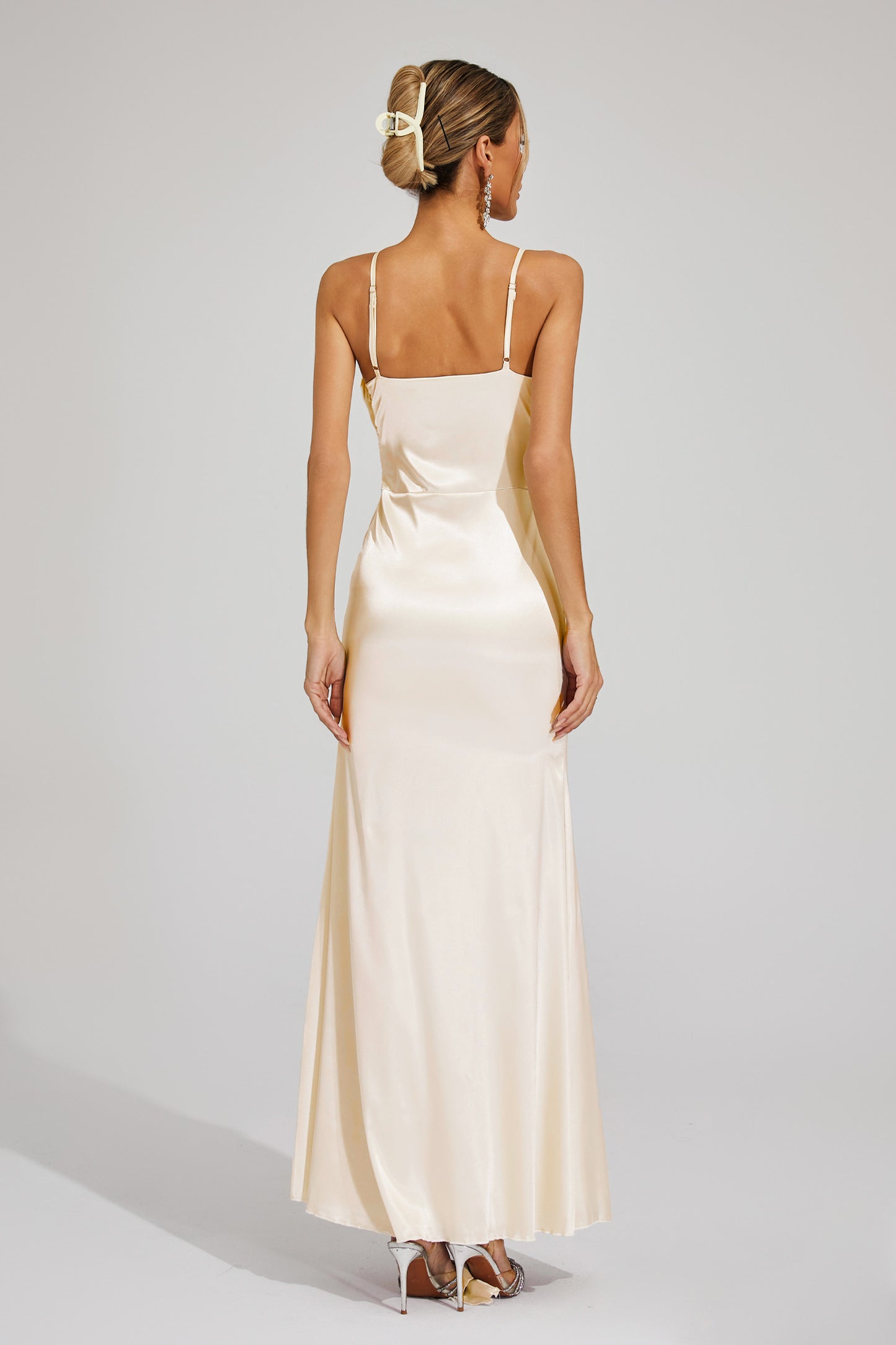 Haywood Champagne Slip Maxi Dress