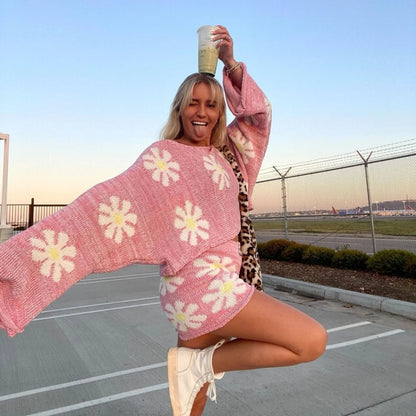 Bloom Knit Matching Set