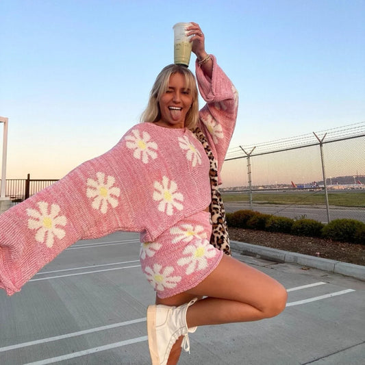 Bloom Knit Matching Set