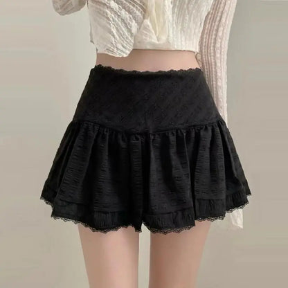 Lace Sweet Cake Waist Skirt