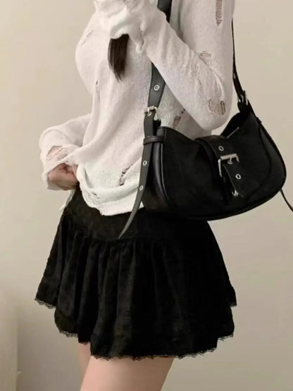 Lace Sweet Cake Waist Skirt