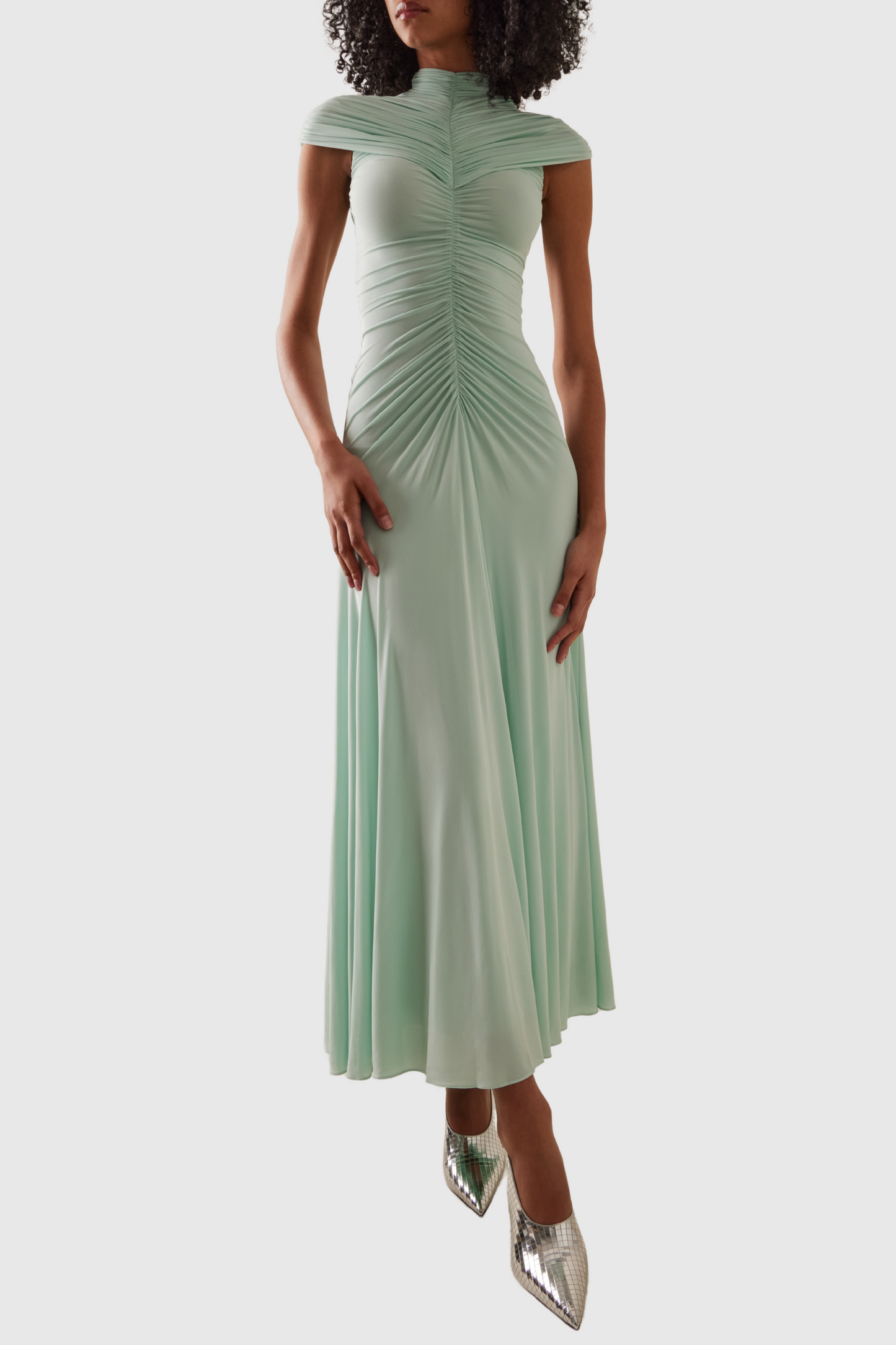 Hiraku Ruched Maxi Dress