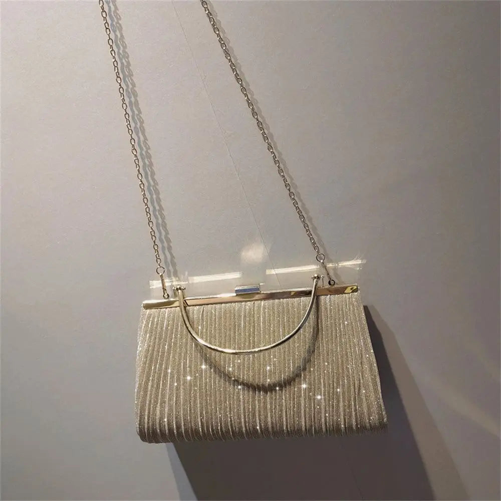 Sequin Moon Evening Clutch Bag Shoulder Bag