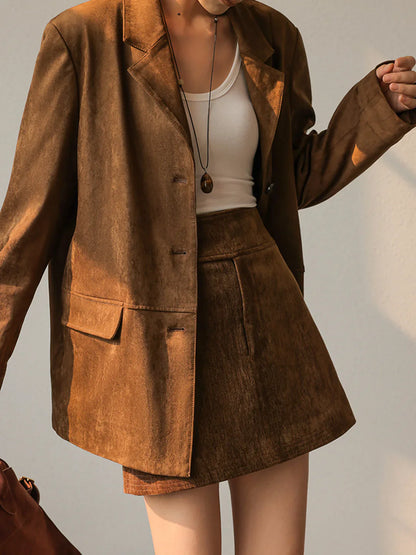 Retro Suede Jacket