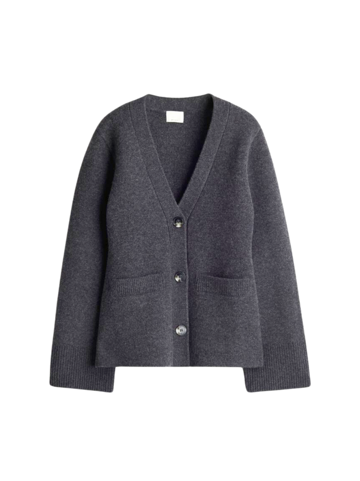 All-match V-neck Long-sleeved Knitted Cardigan