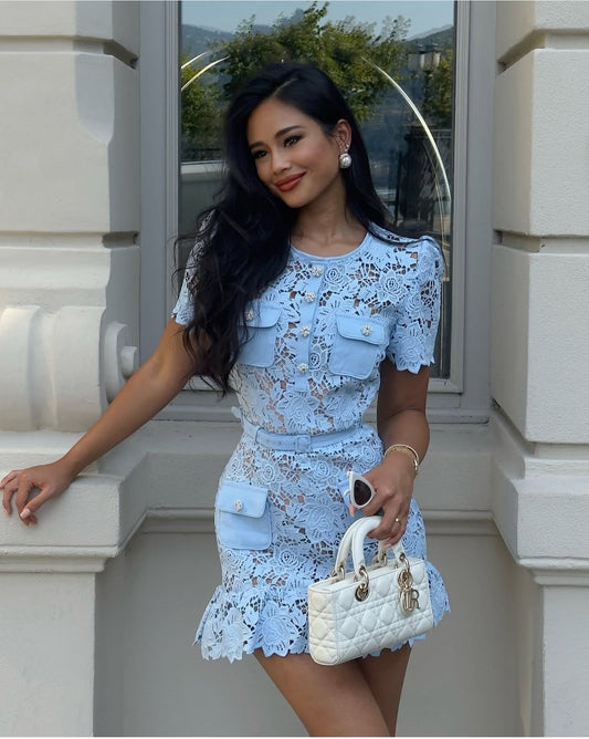 Brianna | Lace Mini Dress