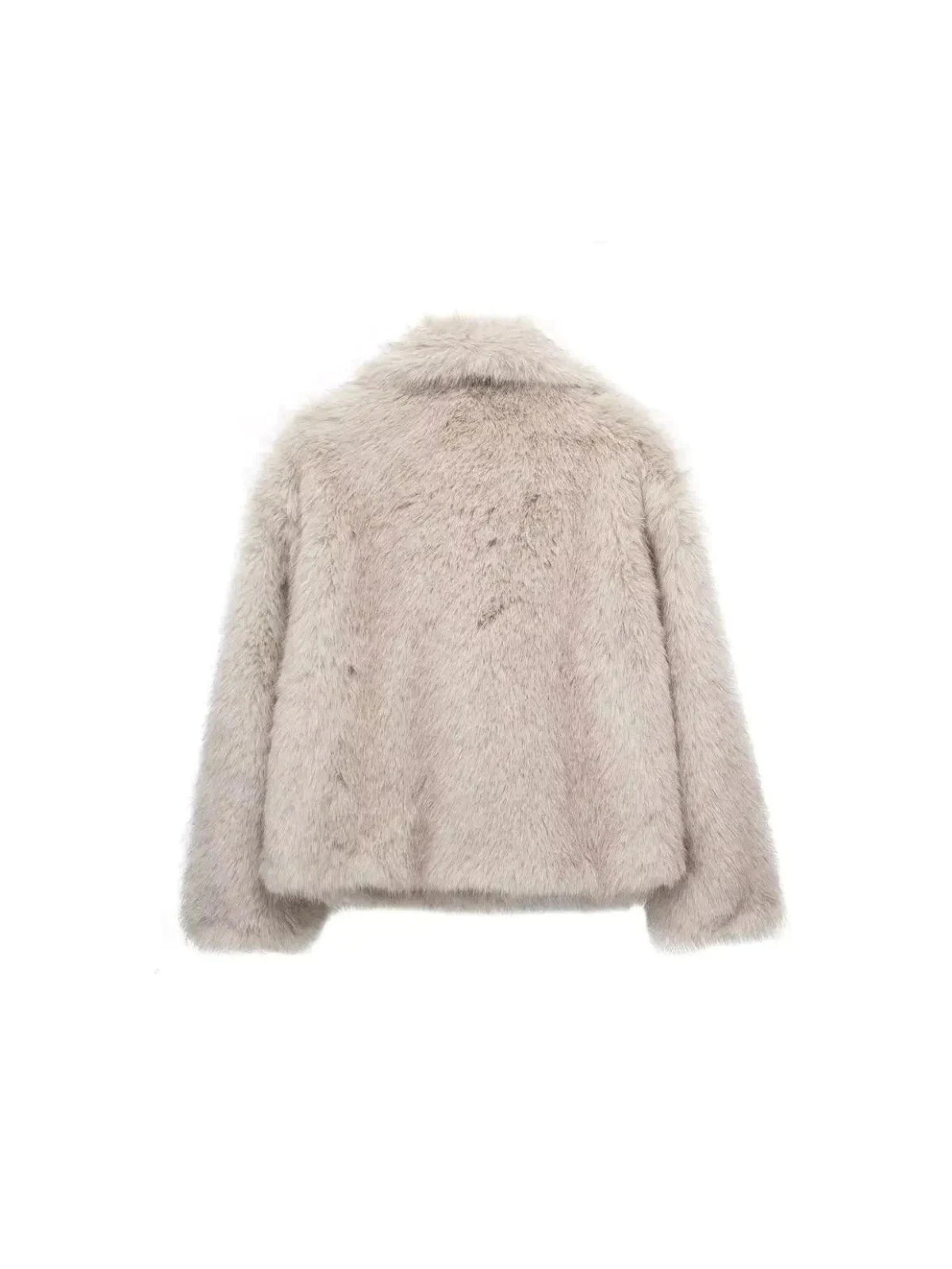 Glamorous Creamy Faux Fur Coat