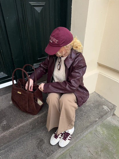 Emmy Jacket - Burgundy