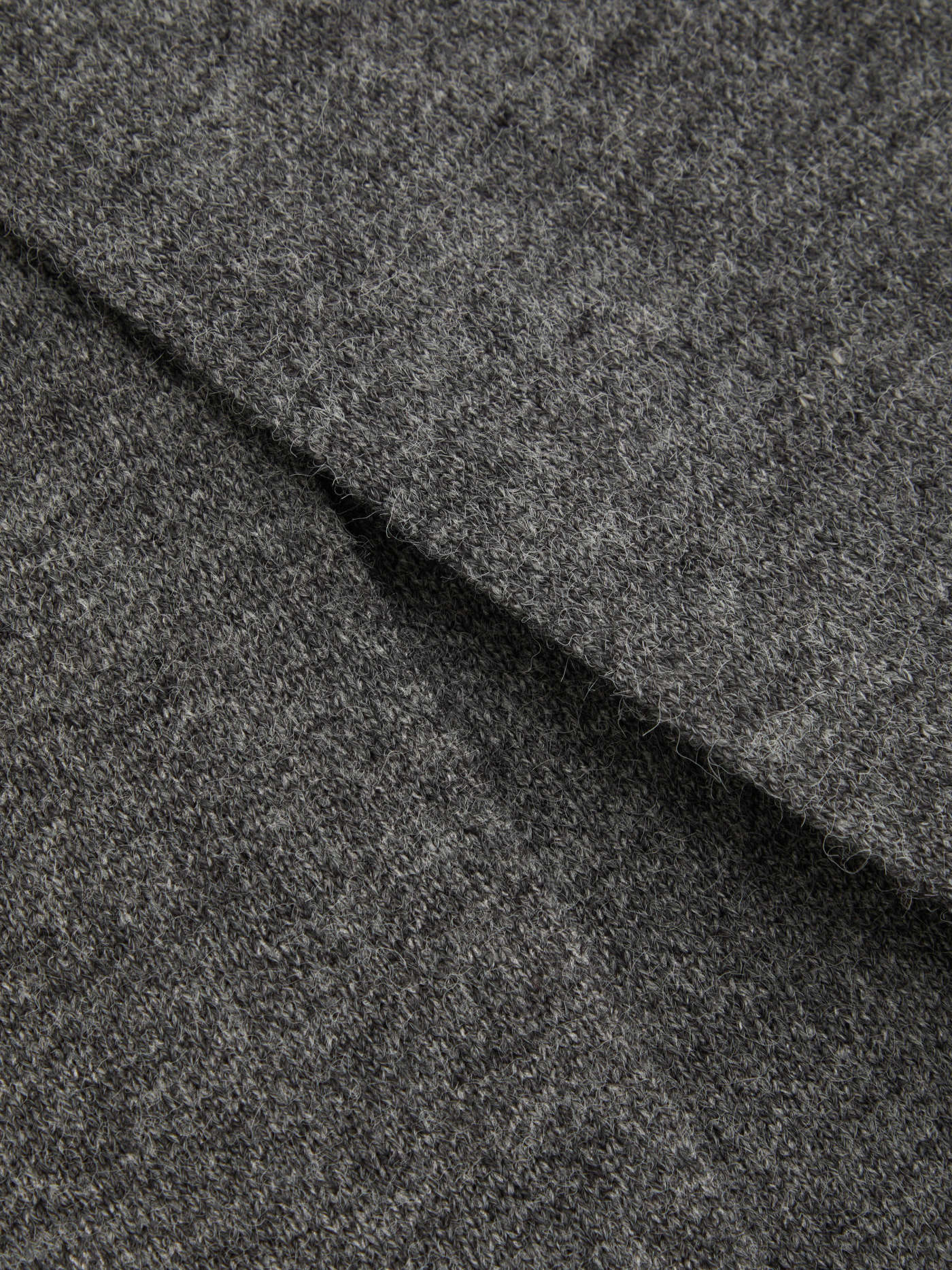 Knit Asymmetrical Neck Split Cardigan