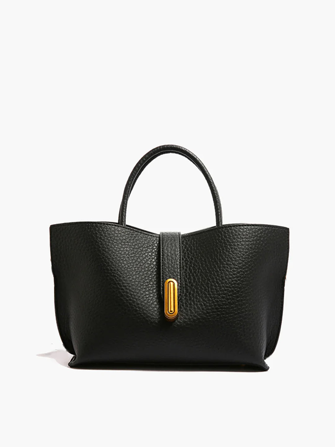 All-match Top Handle Textured Shoulder Bag
