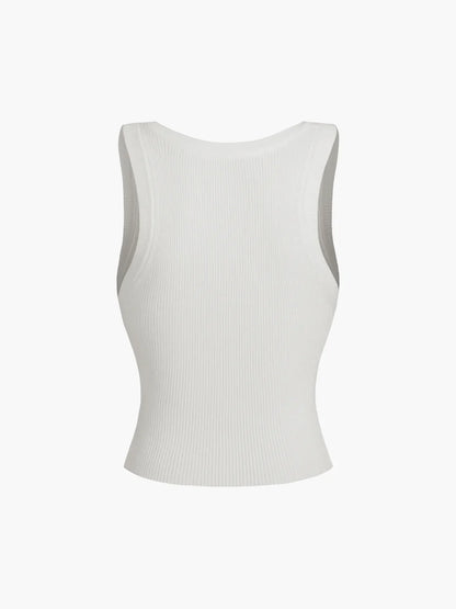 Solid Ribbed Sweater Top