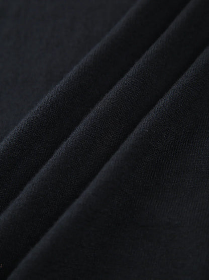 Contrast Trim Collar V-neck Knit Bodysuit