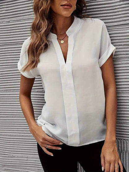 All-match Casual Style Solid Shirt
