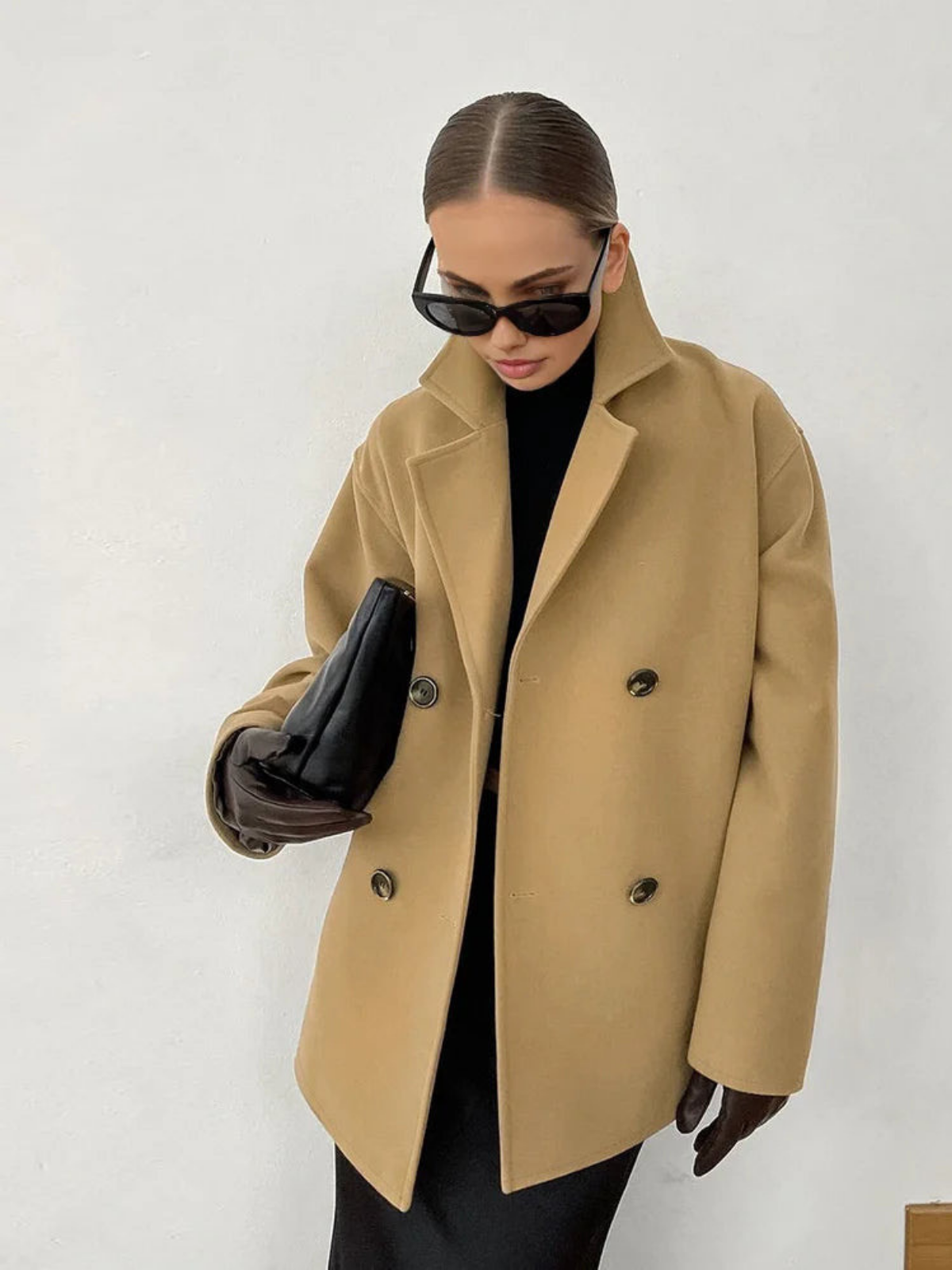 Lapel Warm Taupe Jacket