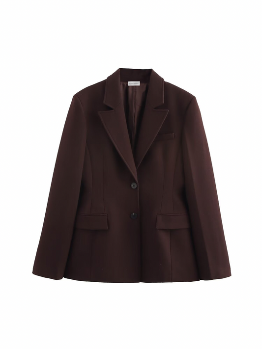 Deep Mocha Tailored Blazer