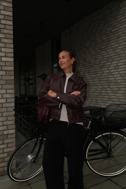 Emmy Jacket - Burgundy