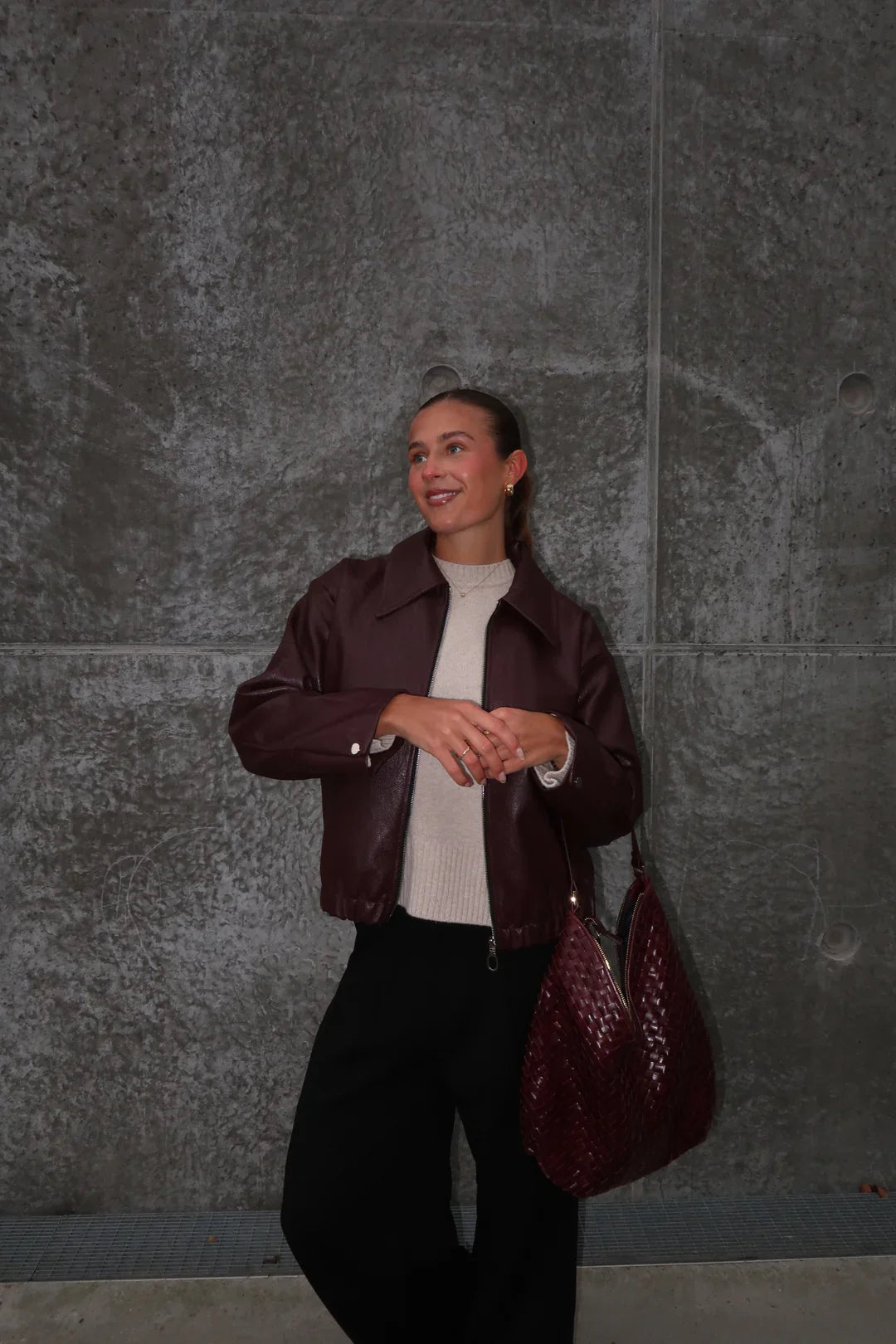 Emmy Jacket - Burgundy