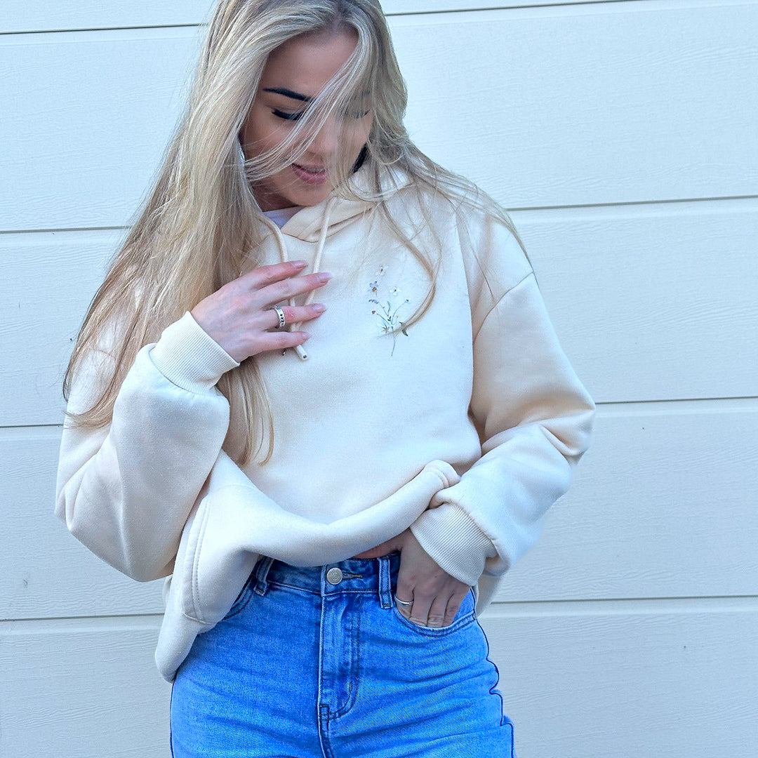Abby Floral Print Hoodie