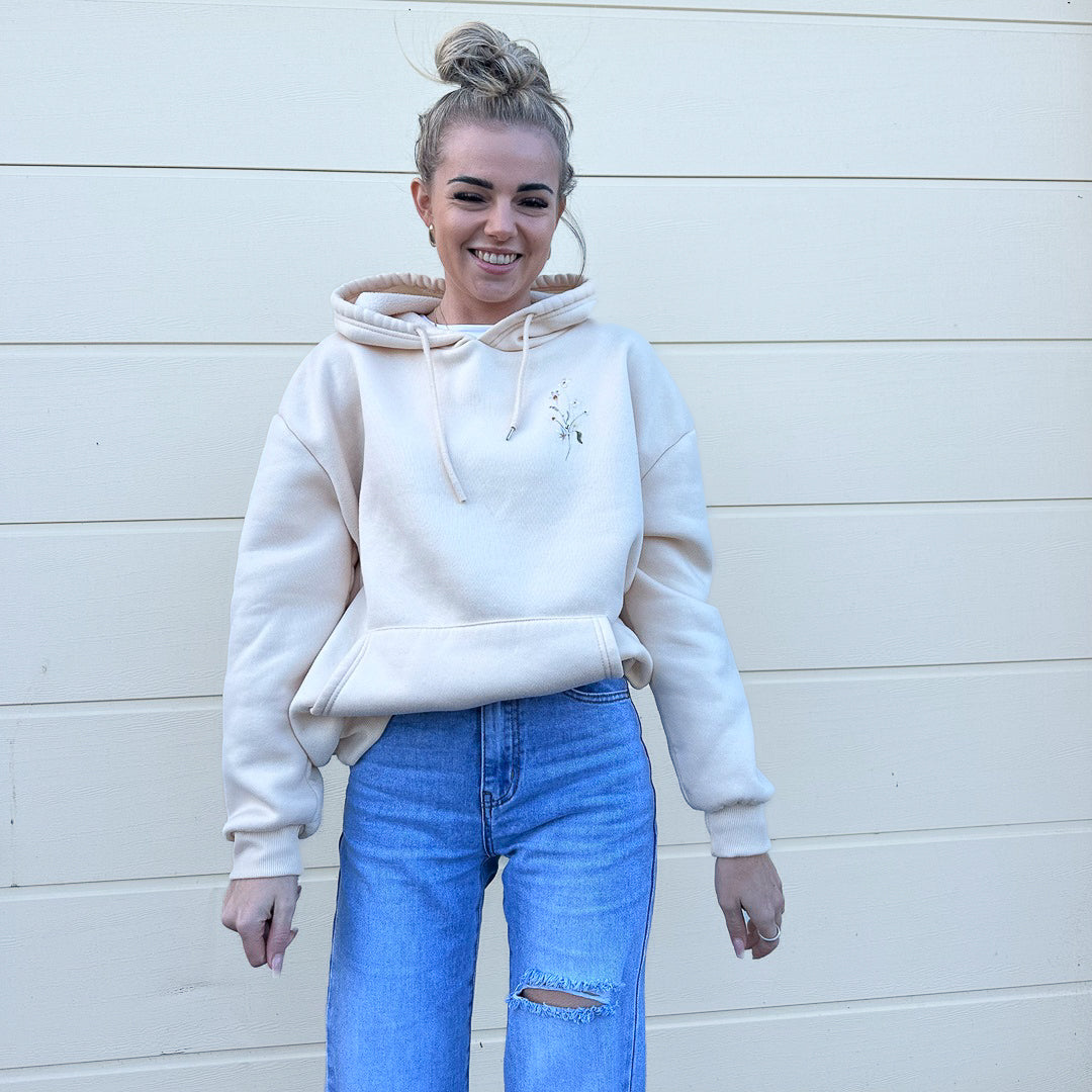 Abby Floral Print Hoodie