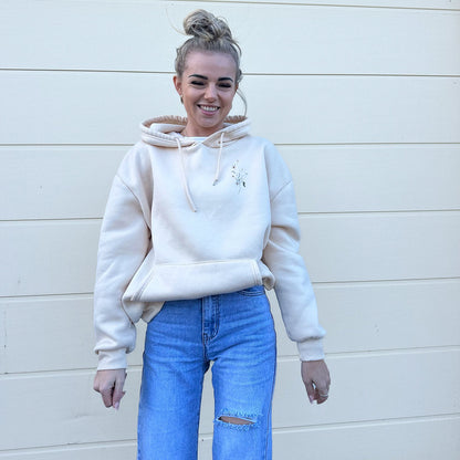 Abby Floral Print Hoodie